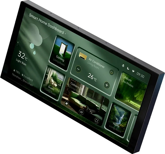 Panel kontrolli smart home Aqara Panel Hub S1 Plus, ekran me prekje, Wi‑Fi Dual-Band, Zigbee 3.0/Matter, i zi