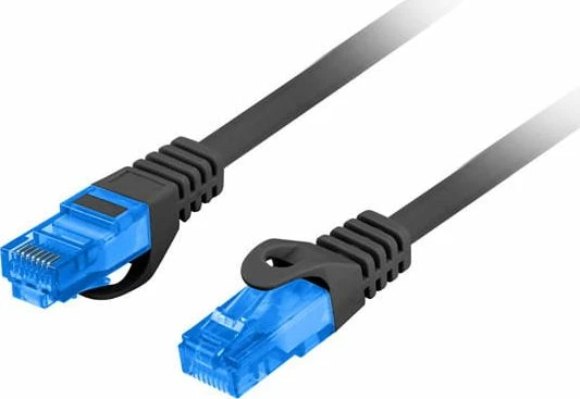 Kabllo rrjeti Lanberg Patchcord Cat.6A S/FTP LSZH 3m, e zezë
