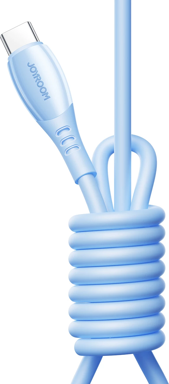 kabllo USB‑C në Lightning Joyroom S-A59 Vibrant Series 30W 1.2m, kaltër