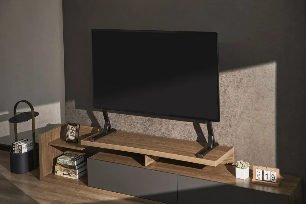 Mbajtëse tavoline për TV Gembird TVS-D90F-01, 45-90", e zezë