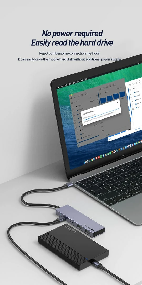 Docking Station Hub 4in1 Type-C to Usb+Type-C SONIT TY0066