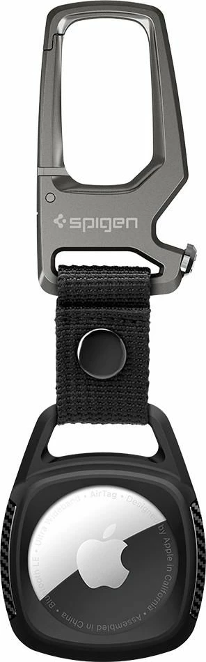 Mbështjellës Spigen Rugged Armor për Apple AirTag, Matte Black