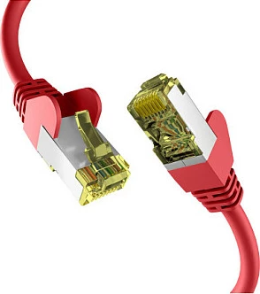 Kabllo rrjeti EFB Elektronik EC020200047, Cat6a, 0.25 m, S/FTP, RJ-45, 10 Gbit/s, e kuqe