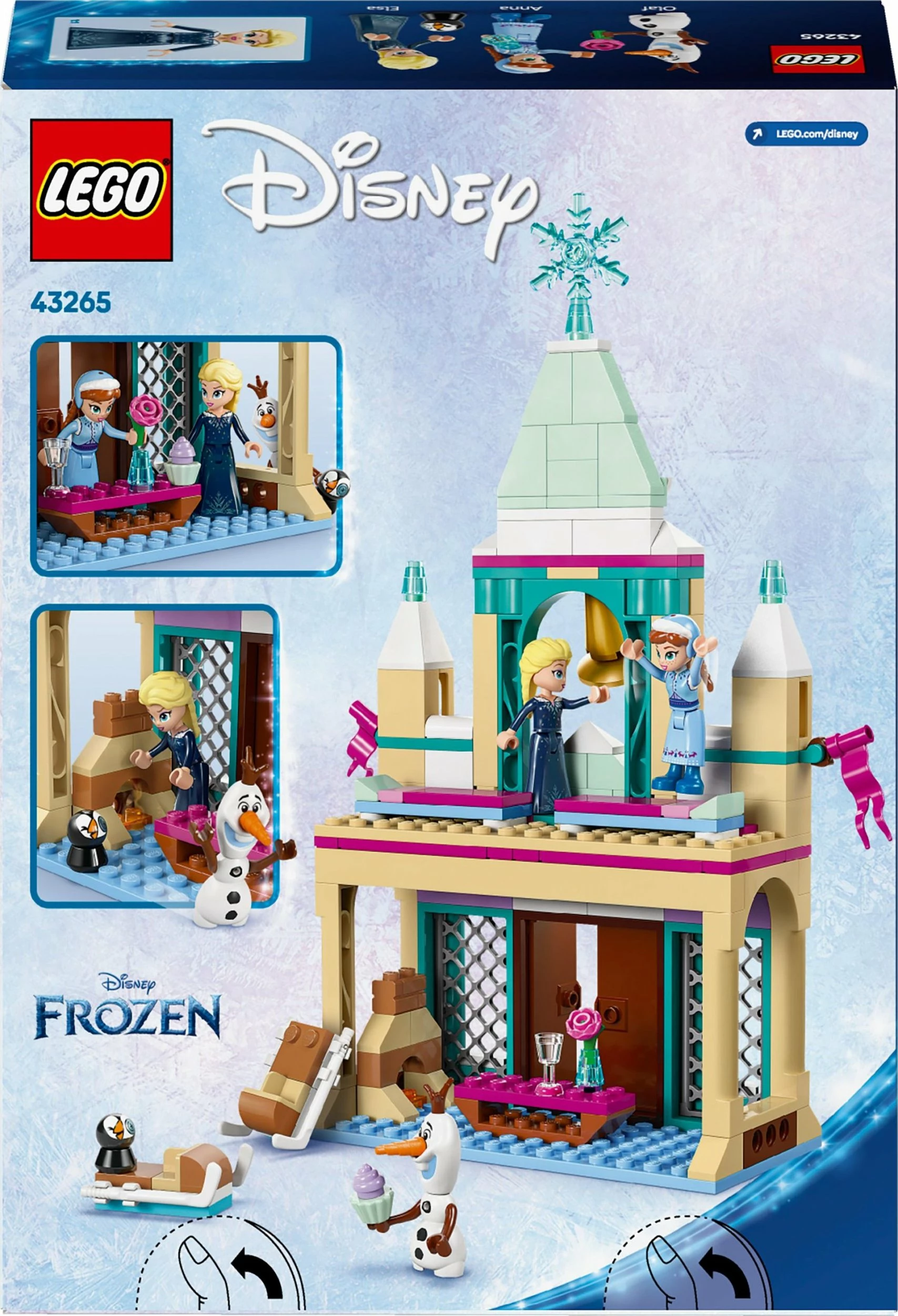 Set LEGO Disney Frozen Arendelle Castle 43265, 177 copë, 5+