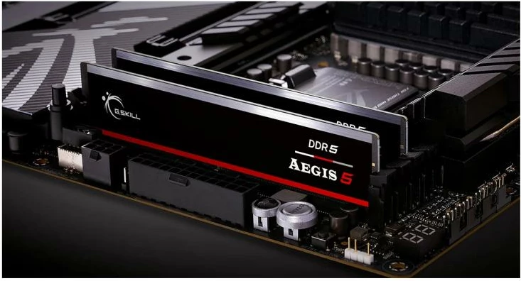 RAM Memorje G.SKILL Aegis 5 DDR5 F5-6000J3636F32GX2-IS 64GB (2x32GB) 6000MHz, e zezë