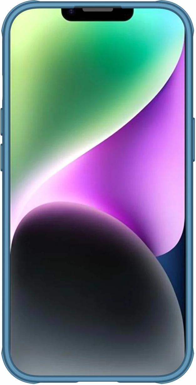 Mbështjellës Nillkin CamShield Pro Magnetic për iPhone 14 Plus, me mbrojtës kamere, MagSafe, Kaltër