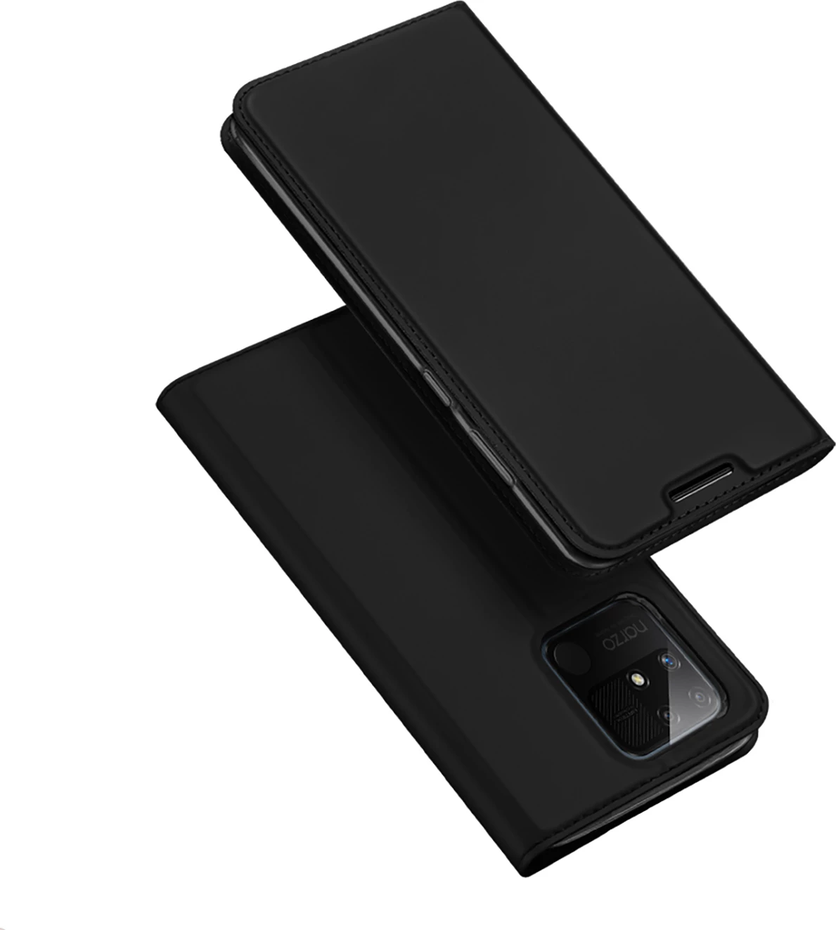 Mbështjellës Dux Ducis Skin Pro për Realme Narzo 50A, me kapak, i zi