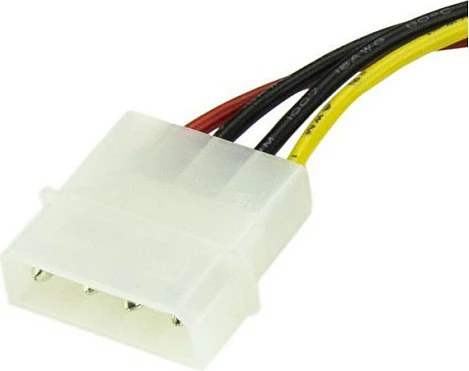 Kabllo adapter energjie StarTech 6in, Molex 4-pin në SATA 15-pin, 15.2 cm, shumëngjyrëshe