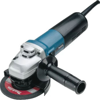 Brus këndor Makita 9565CVR 1400 W, disk 125 mm, rrotullime 2800-12000 rpm, me kontroll shpejtësie, blu