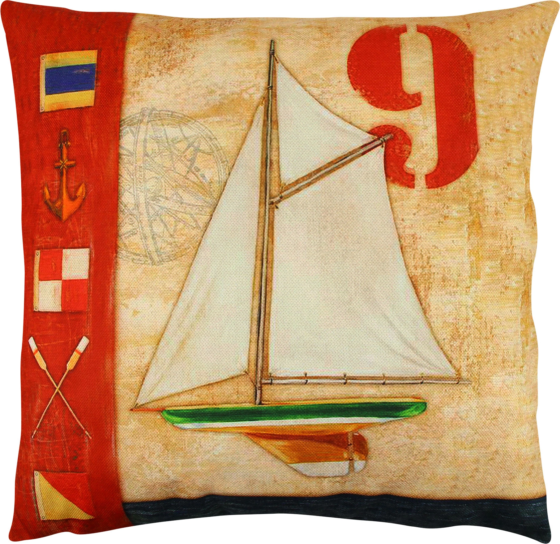 Jastëk dekorativ Evila Originals, shumëngjyrësh, A12574, 43x43cm