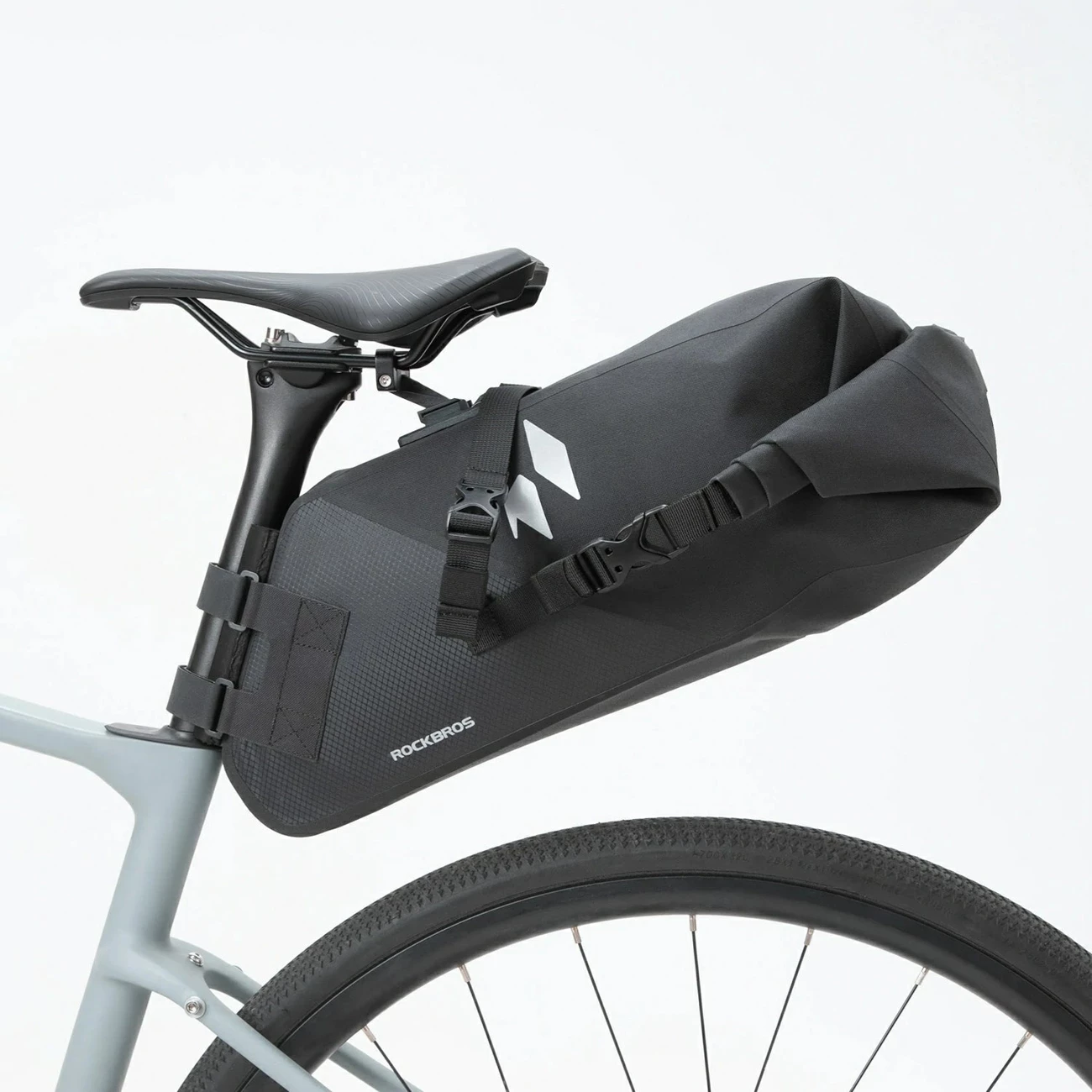 Çantë shalë biçiklete Rockbros AS-157 RideMate 13L waterproof e zezë