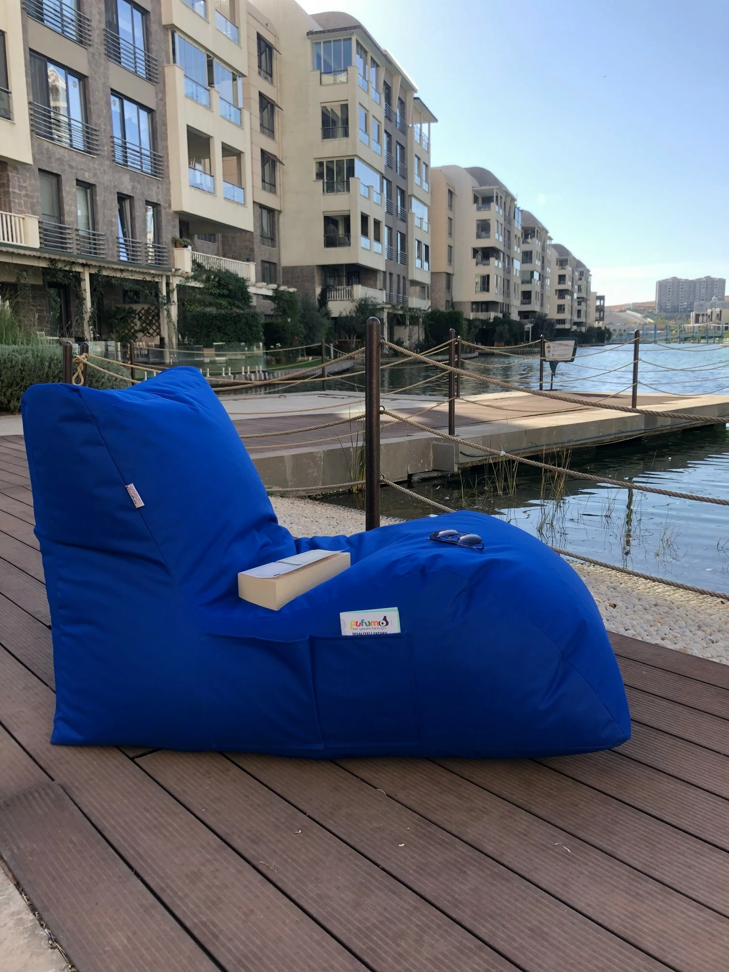 Bean bag Atelier del Sofa, daybed, ngjyrë kaltër