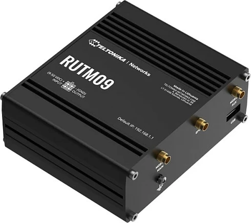 Ruter 4G LTE Teltonika RUTM09, Dual SIM, 4x Gigabit RJ45, Ethernet WAN, GNSS, i zi