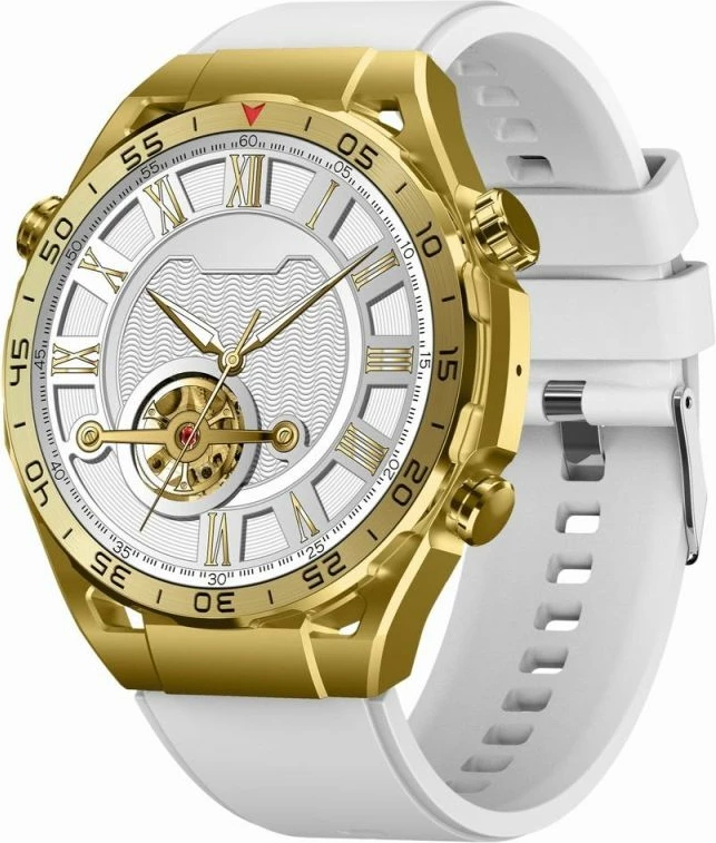 Smartwatch Gravity për femra, e bardhë