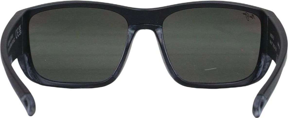 Syze dielli për meshkuj Maui Jim AMBERJACK 8ZRJ4YS0U 896-02, të zeza mat [Ngjyra: 60]