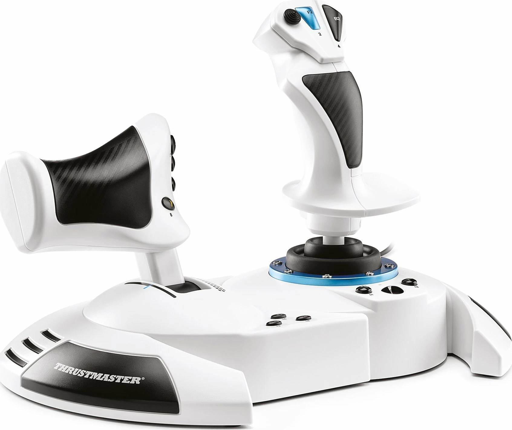 Joystick Thrustmaster T.Flight Hotas One Microsoft Flight Simulator Edition 4460295, me kabllo, për PC/Xbox Series X|S/Xbox One, i bardhë