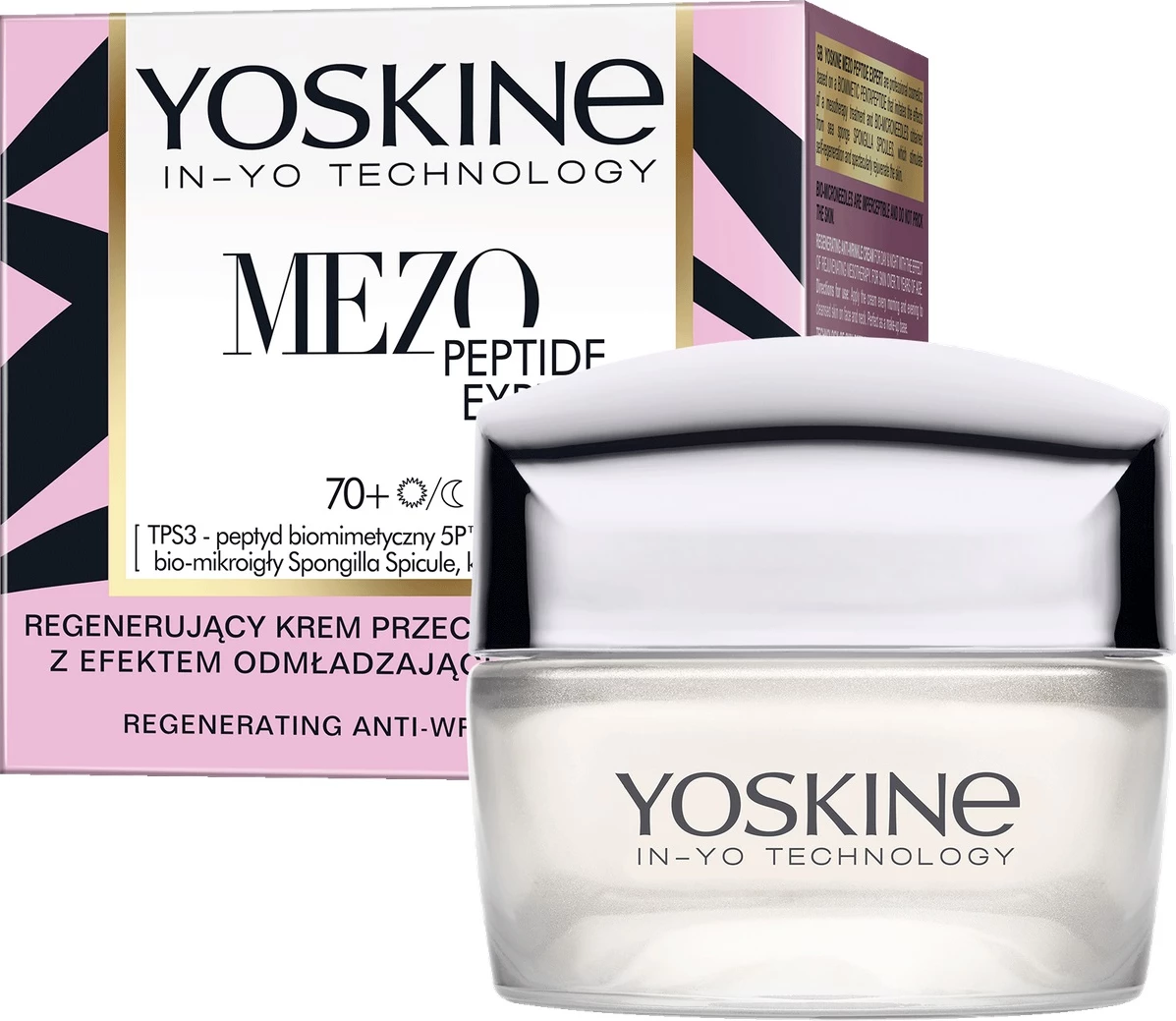 Krem anti-rrudhë për femra Yoskine Mezo Peptide Expert Regenerating 70+, 50ml