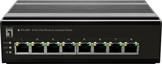 Switch LevelOne IFS-0801, 8 porte, Fast Ethernet, i zi