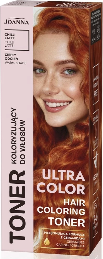 Toner për flokë Joanna Ultra Color për femra Chilli Latte 100g