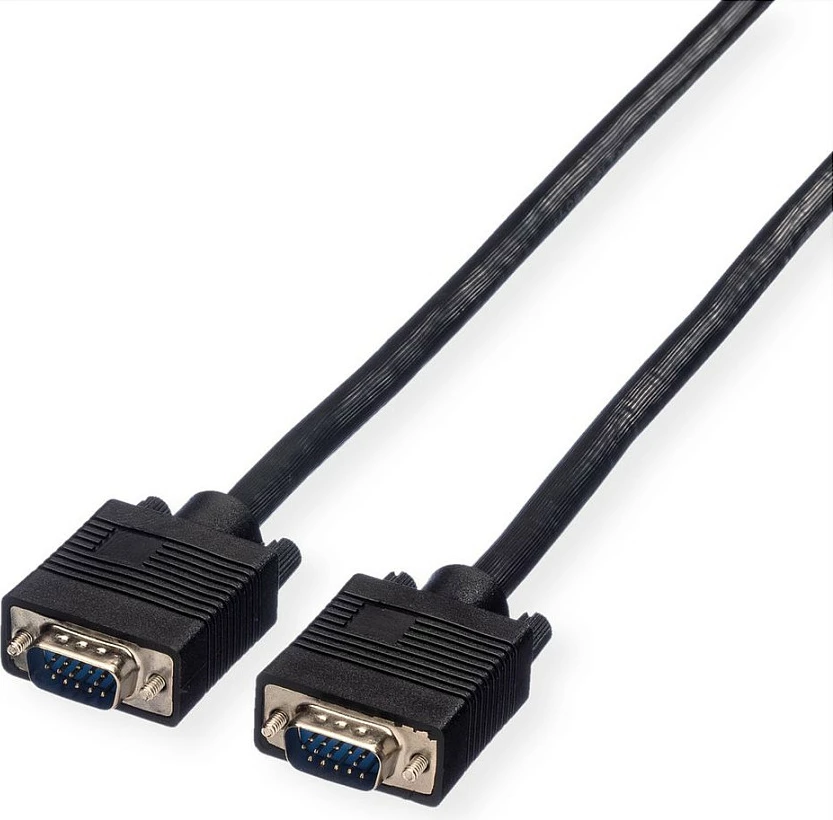 Kabllo VGA VALUE HD15, 6 m, mashkull-mashkull, e zezë
