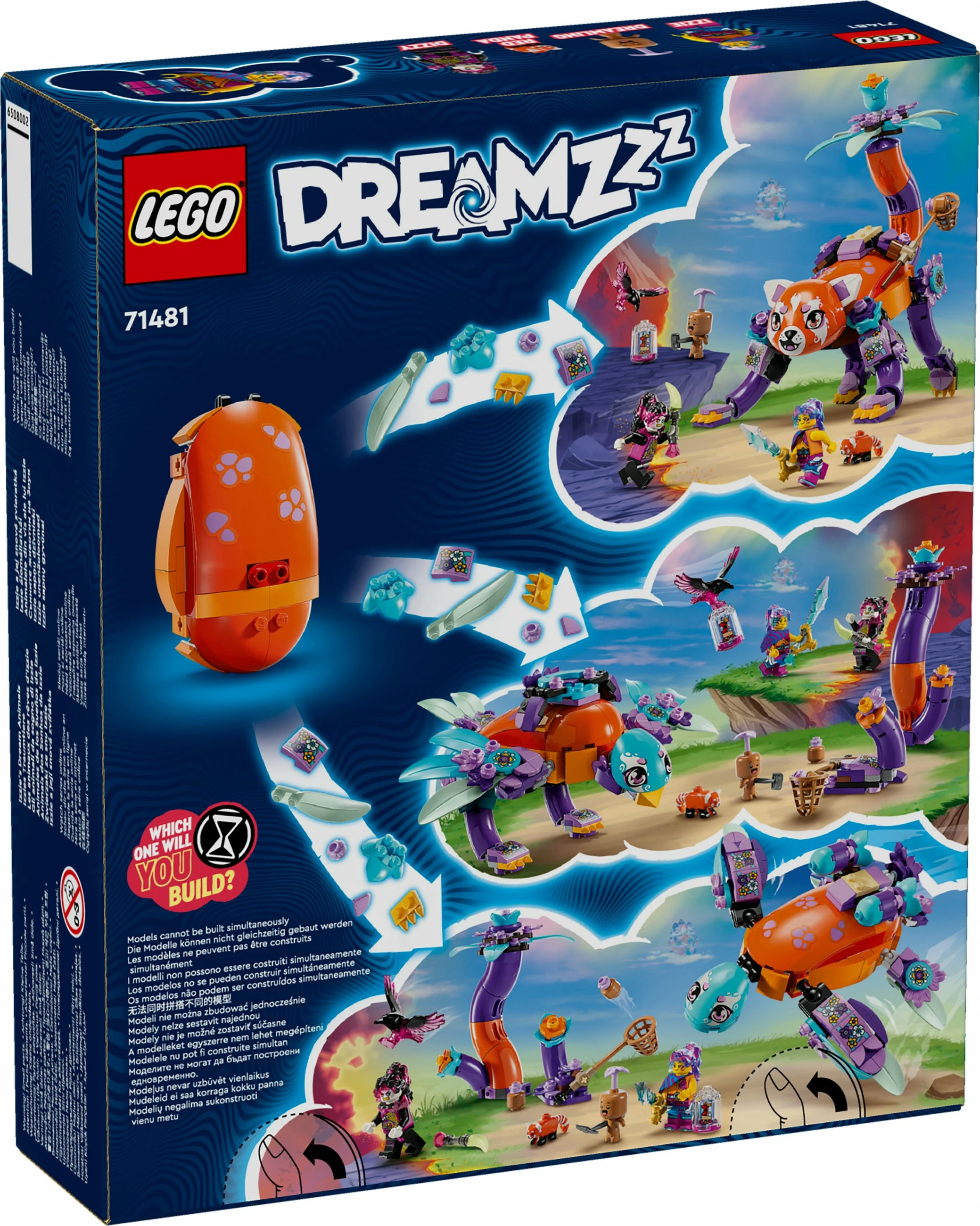 Set ndërtimi LEGO DREAMZzz 71481 Izzies Traumtiere, 328 pjesë, shumëngjyrësh