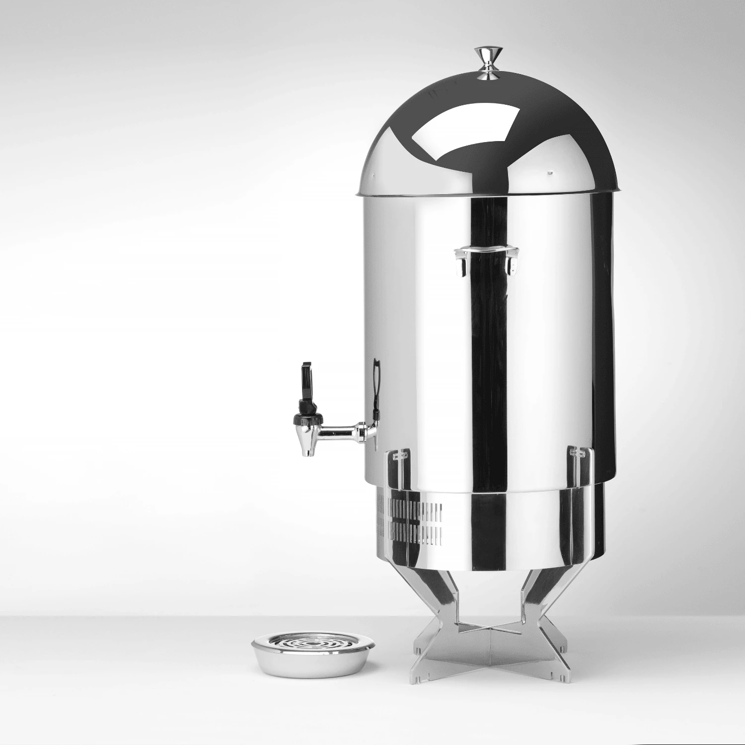 urnë kafeje me induksion, Fine Dine, Skiathos, 16 L, 300x300x650 mm, çelik inox