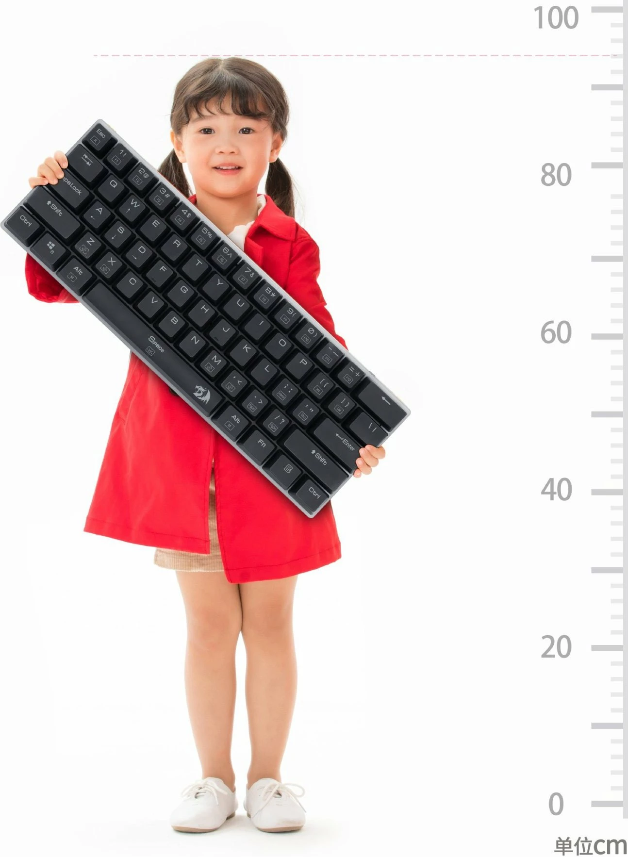 Tastierë mekanike Redragon K605 Alien 61 tasta (60%), RGB, switch Redragon Red, USB-C, e zezë