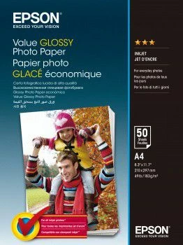 Letër foto Glossy Epson C13S400036 A4 183 g/m² 50 fletë