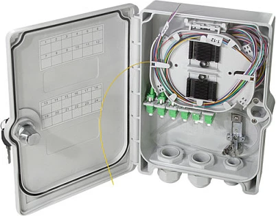 Kuti shpërndarëse fiber optike LogiLink FTTX, 24x LC/APC, IP55