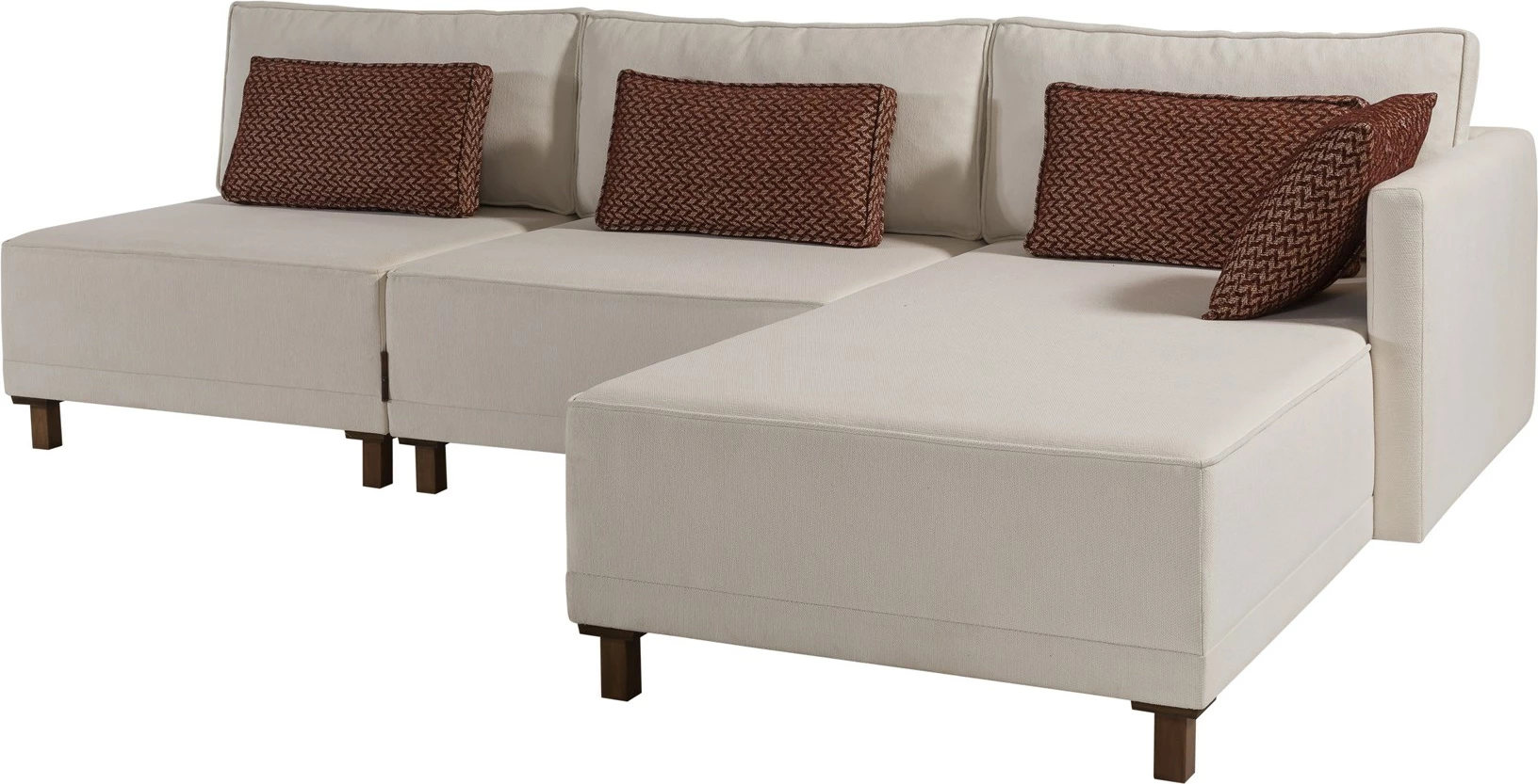 Kënd divan-krevat Atelier del Sofa, Matris, kënd i djathtë, bezhë