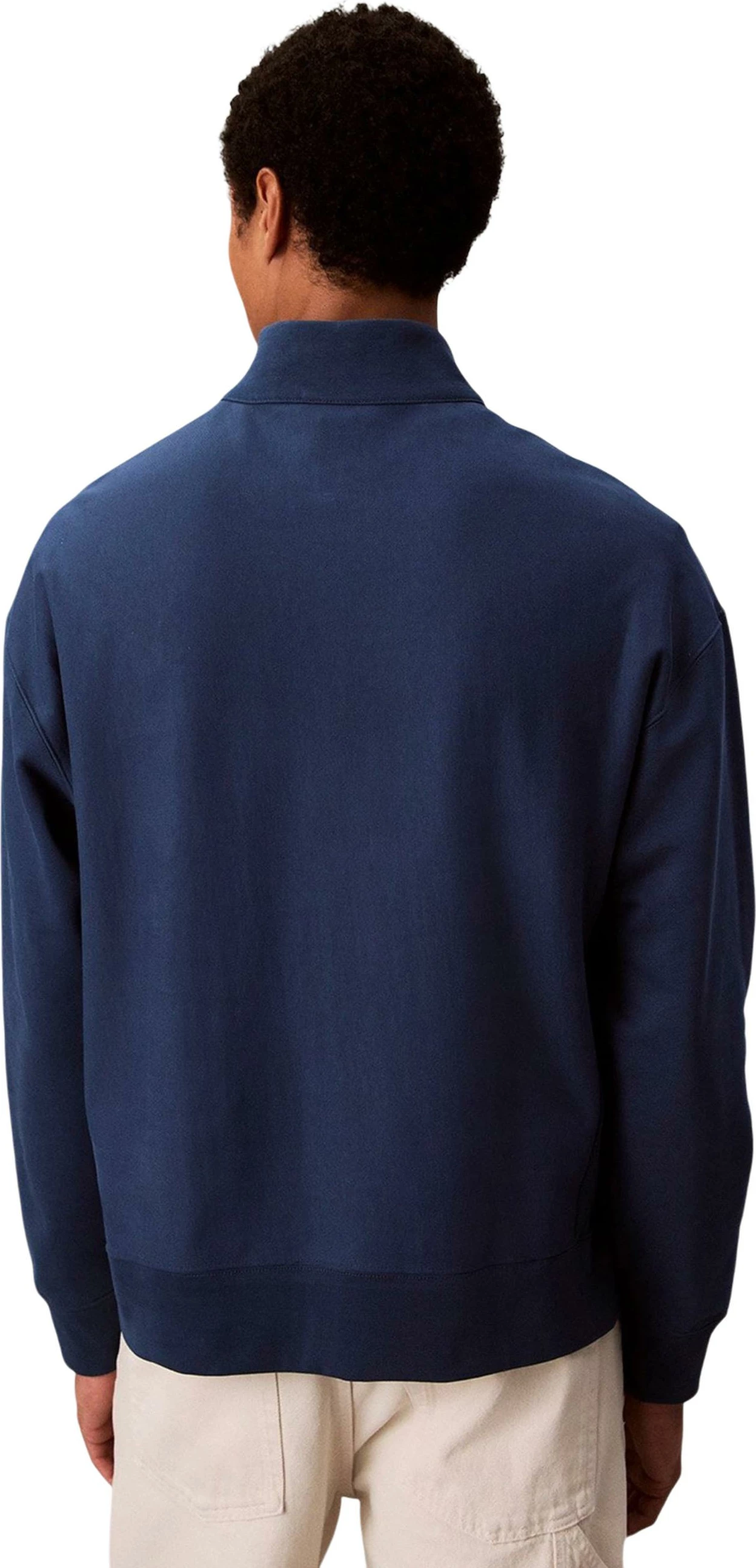Duks për meshkuj Calvin Klein Jeans PREMIUM TERRY CHAIN LV04RC227G, kaltër e errët [Madhësia: S]