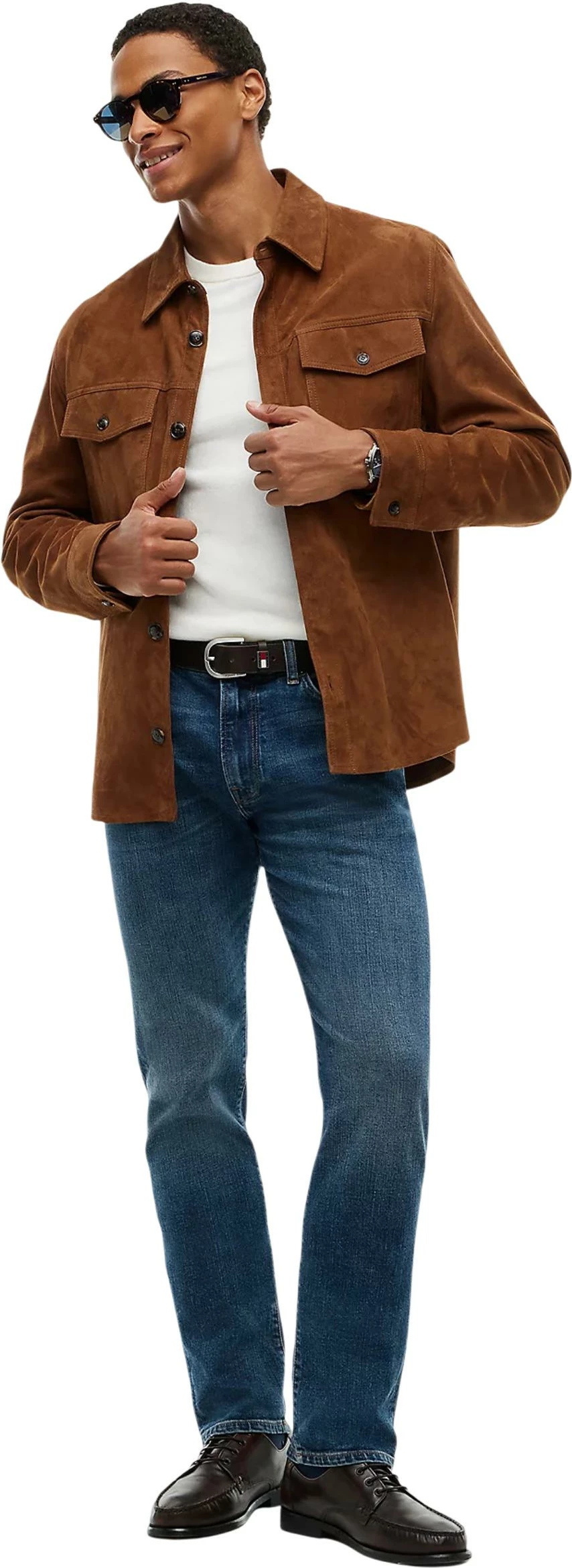 Xhinse për meshkuj Tommy Hilfiger Denton Slim Straight MW0MW44925, denim blu [Madhësia: 38/34]