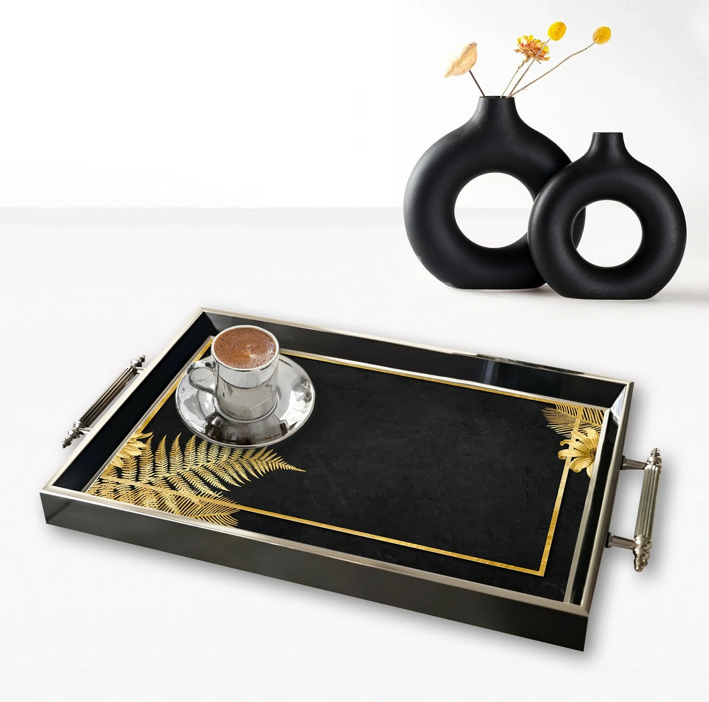 Tabaka xhami, shumëngjyrëshe, Aberto Design, TPG9773, 50x29x3.5 cm