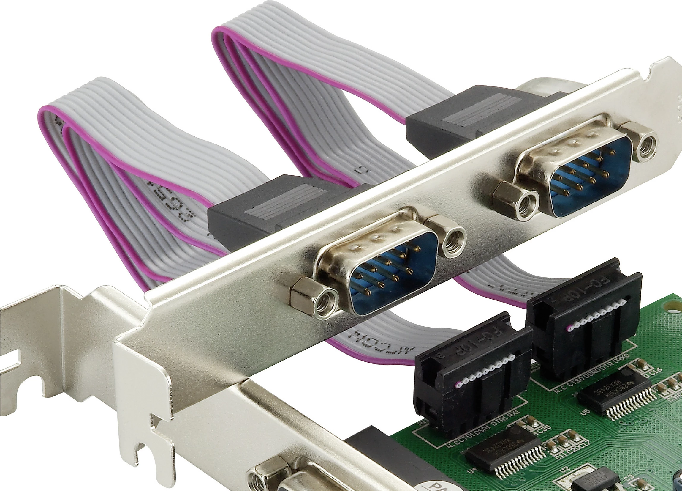 Kartë zgjerimi PCIe Conceptronic 2x RS-232 + 1x Paralel (LPT), 2.5 Gbps, e gjelbër