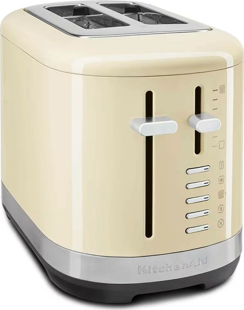 Toster KitchenAid 5KMT2109E, 4 feta, metal, krem, kafe