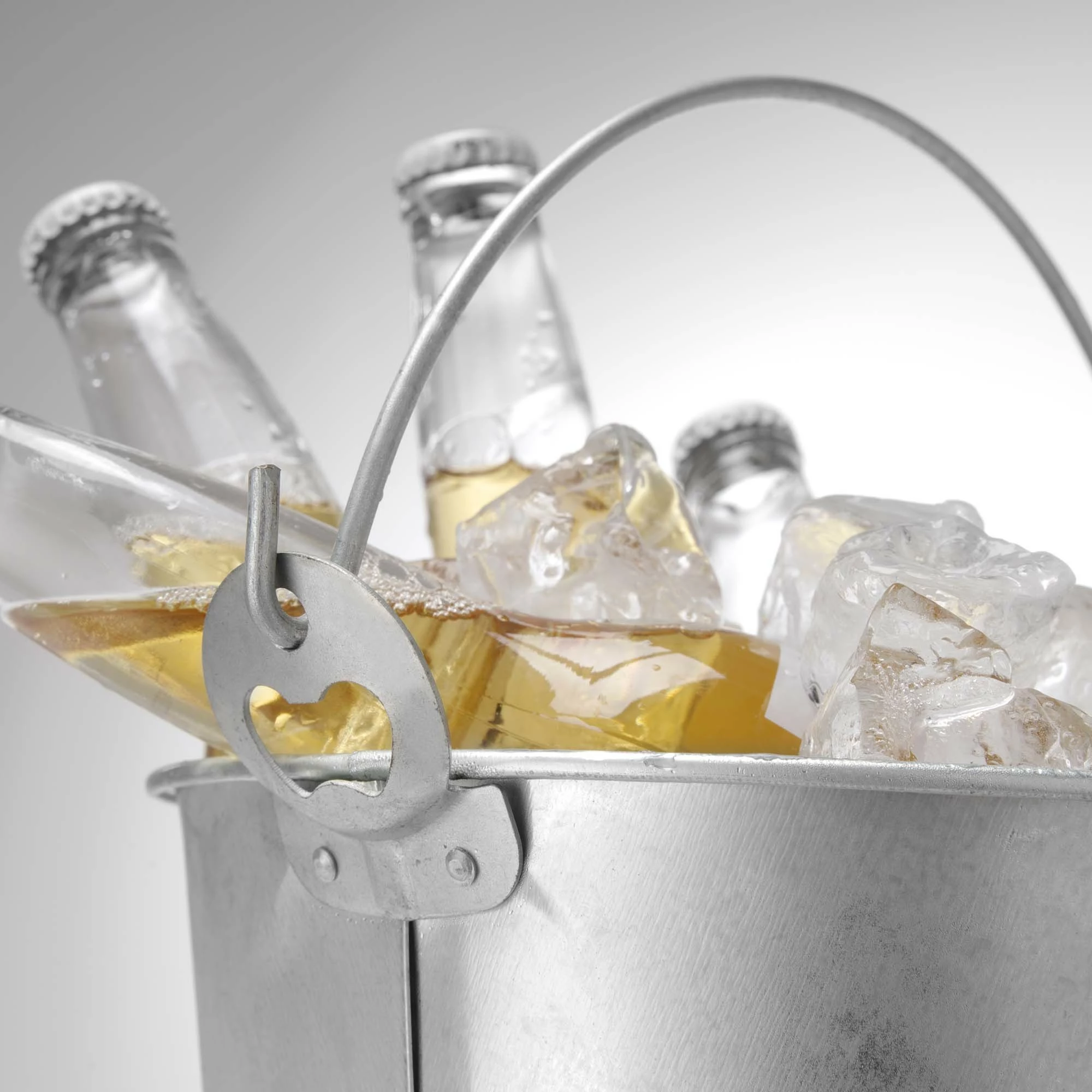 Kovë birre, Bar Up, 230x(H)180 mm, argjendtë