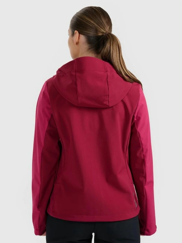 Jakne softshell për femra 4F, e kuqe