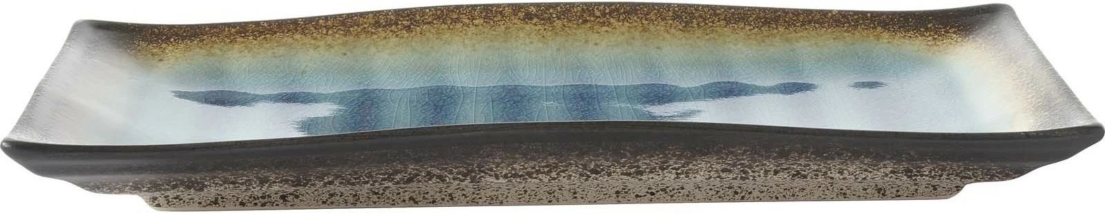 Pjatë servirjeje ovale Fine Dine Lazur 272x150mm, blu, set 3 copë