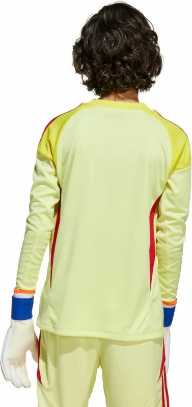Fanellë portieri për fëmijë adidas, e verdhë dhe e kuqe [Madhësia: 152 cm]