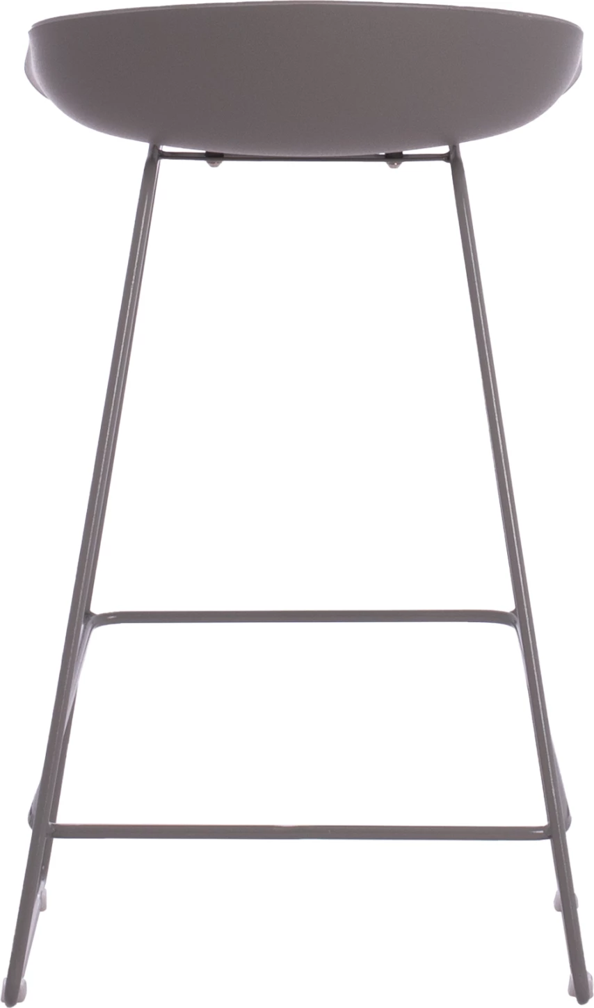 Karrige për bar FH9299.10, ngjyrë gri, lartësi mesatare, 44x44x74, set prej 2 copë