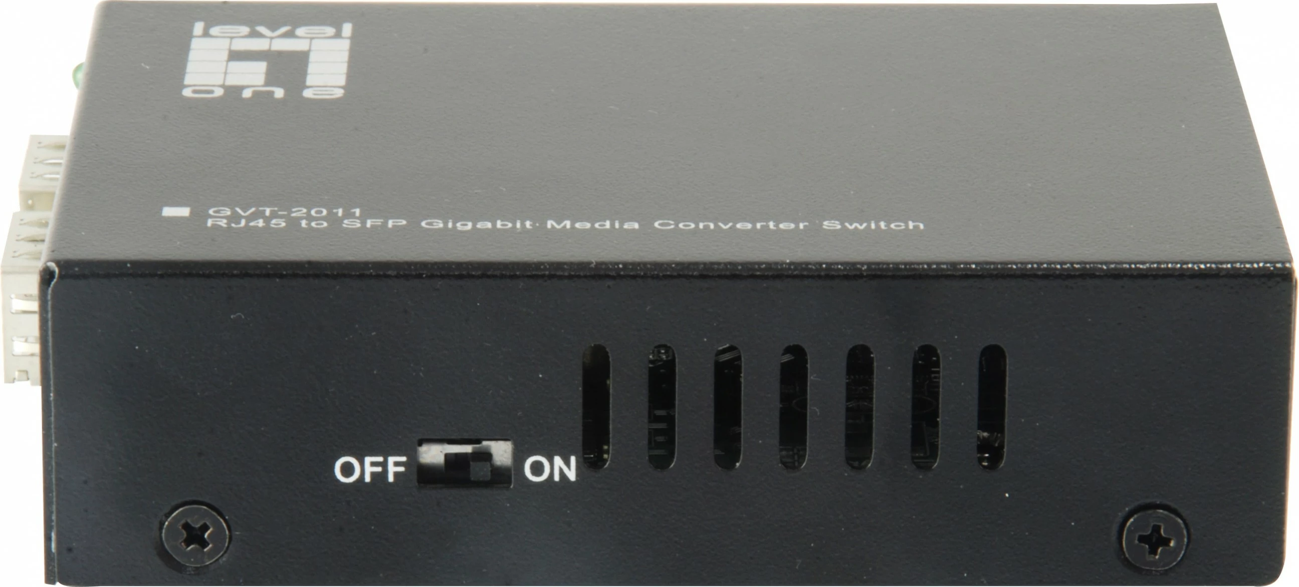 Konvertues media LevelOne GVT-2011, 2 x SFP, 1 x RJ45, Gigabit Ethernet