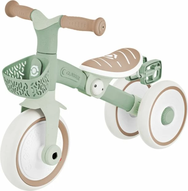 Tricikllë/bicikletë balancuese Globber LEARNING TRIKE 2in1 PLUS ECOLOGIC (737-109), për fëmijë të vegjël