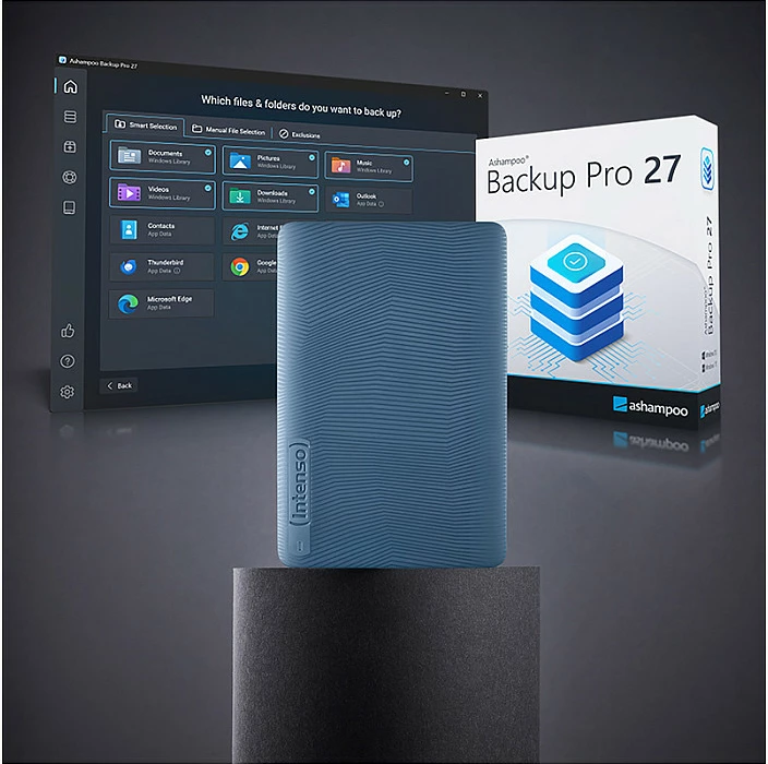 Hard disk i jashtëm Intenso Memory Safe 1TB, USB 3.2 Gen 1, blu
