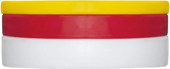Plate olimpike HMS TPP02 2.5kg të kuqe set 2 copë