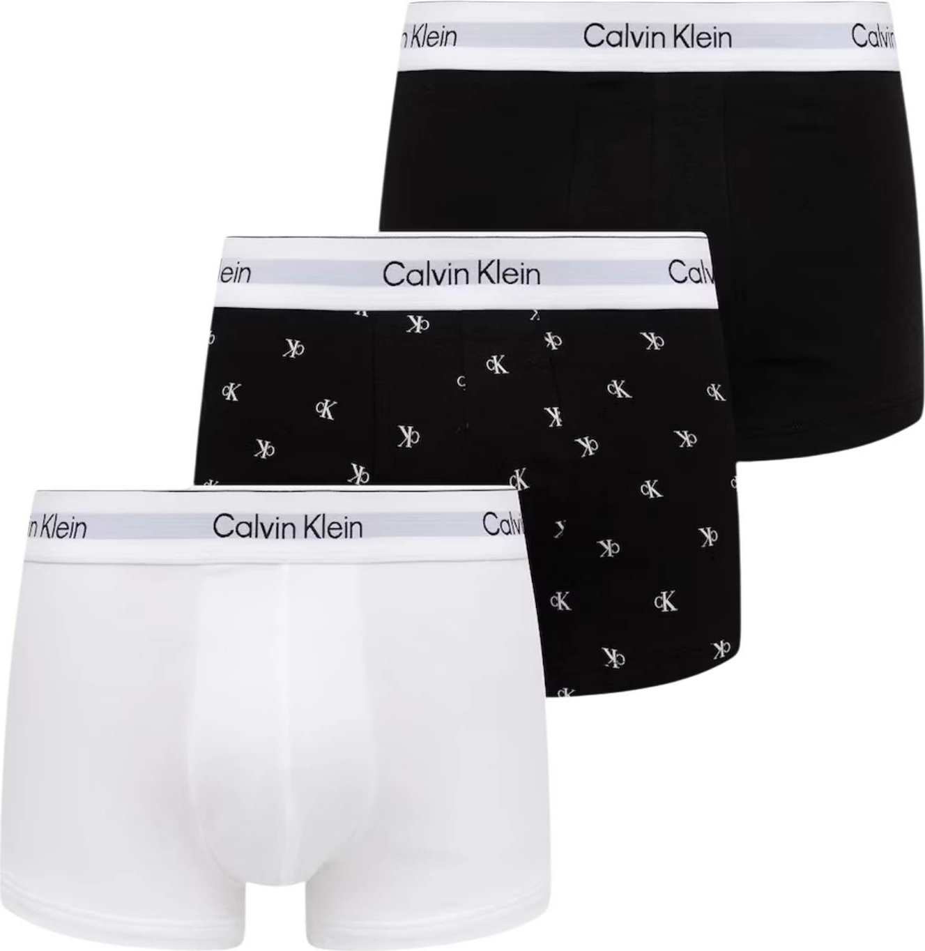 Të brendshme për meshkuj Calvin Klein Underwear LV00NB4394, bardhë-zi