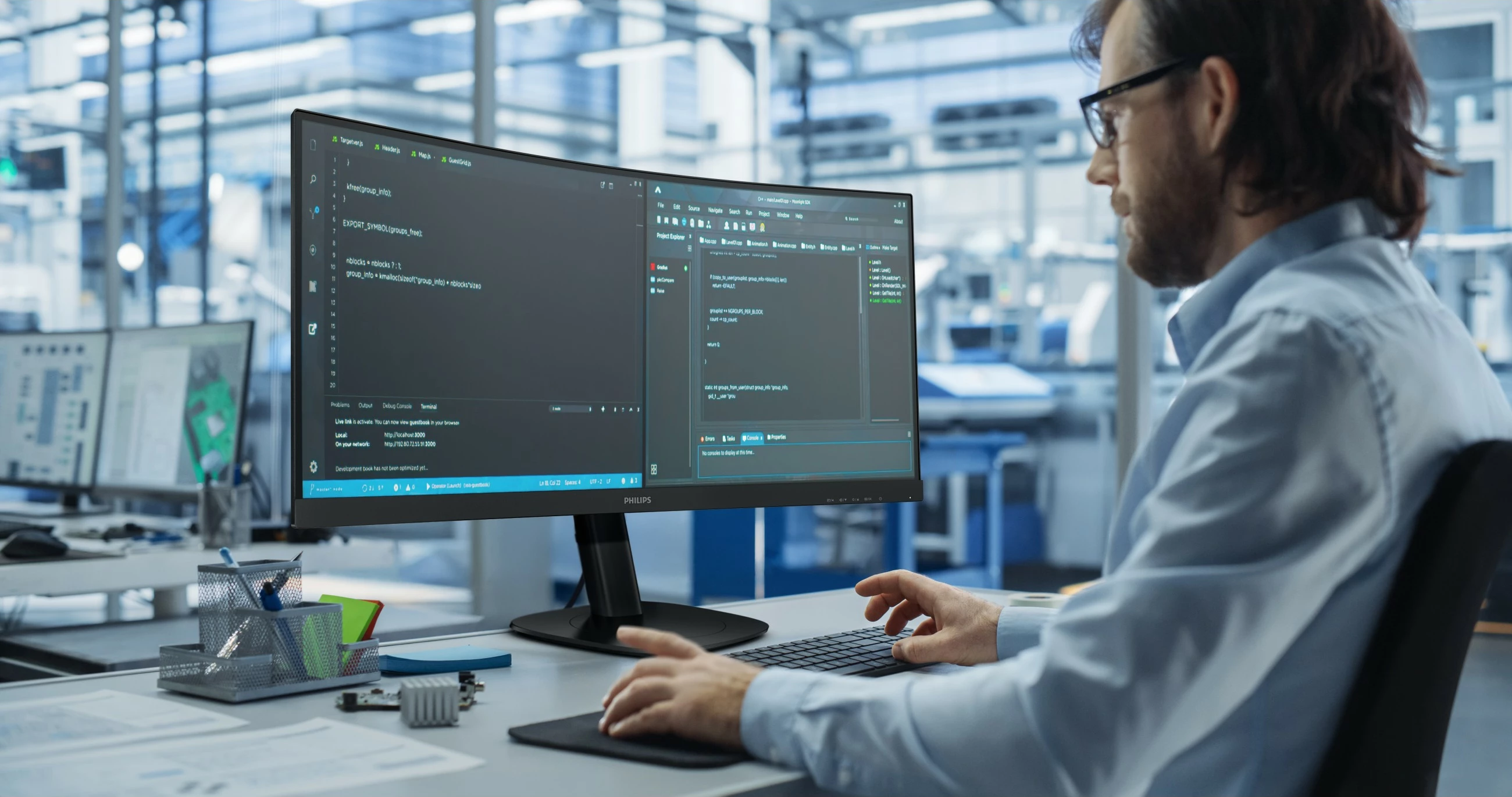 Monitor Philips 34B2U3600C, 34 inç, VA, UWQHD, 120Hz, USB-C