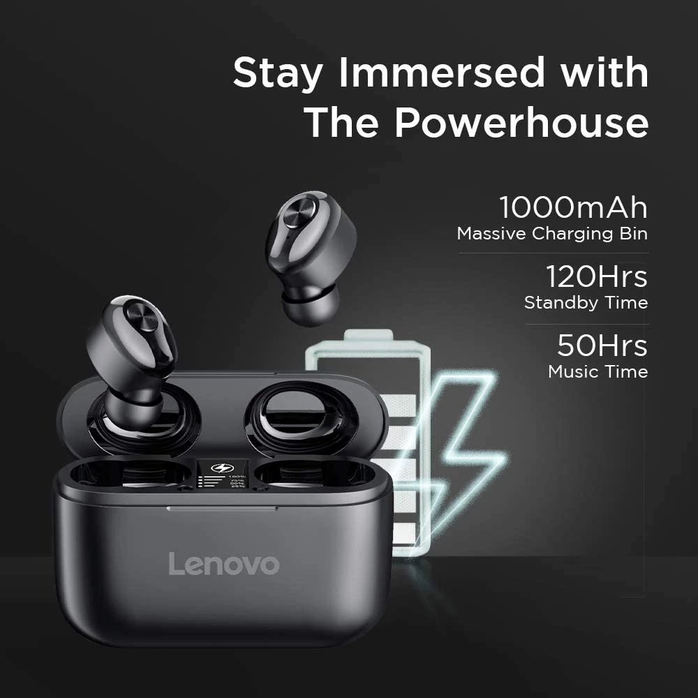 Dëgjuese Lenovo HT18, të zeza