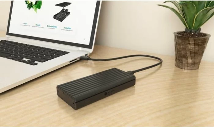 Kasë për SSD M.2 NVMe ICYBOX IB-1917M-C32a USB-C 3.2 Gen 2x2 20Gbps, e zezë, set 1 copë