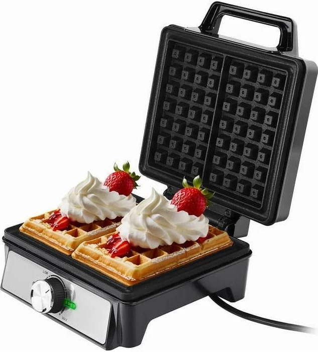 Aparat për waffle Eldom Wafio WA1600, plastikë, 2000W, argjendtë