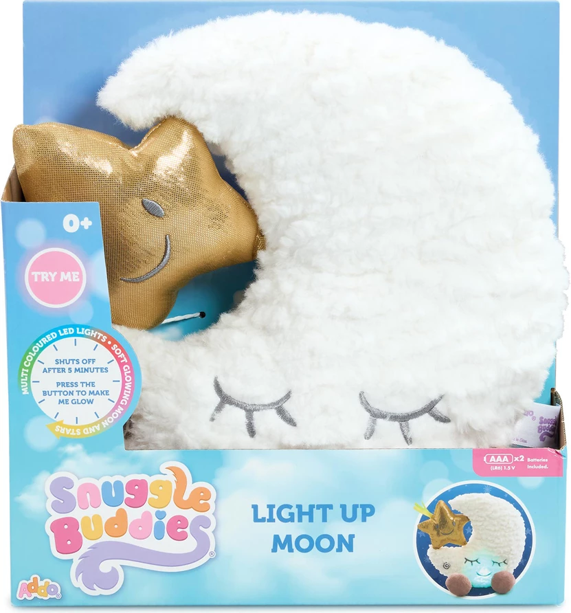 Snuggle Buddies - Lodra e Butë Hëna Ndriçuese